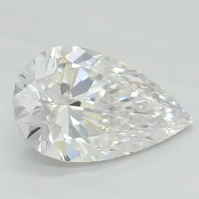 1.24ct D VS1 Rare Carat Ideal Cut Pear Lab Grown Diamond