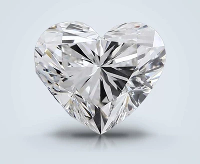 2.22ct G VVS2 Rare Carat Ideal Cut Heart Lab Grown Diamond