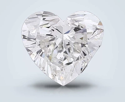 4.58ct F VS2 Rare Carat Ideal Cut Heart Lab Grown Diamond