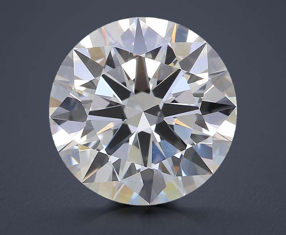 2.56ct F VS1 Rare Carat Ideal Cut Round Lab Grown Diamond
