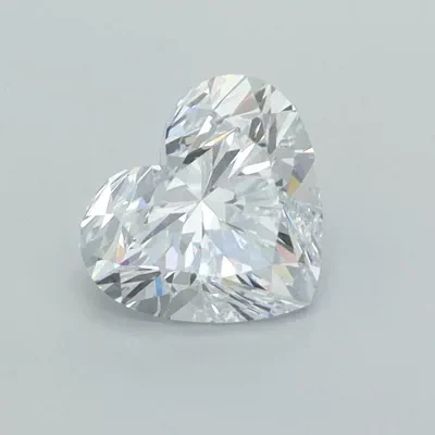 1.34ct F VVS1 Rare Carat Ideal Cut Heart Lab Grown Diamond