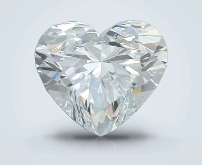 1.34ct F VVS1 Rare Carat Ideal Cut Heart Lab Grown Diamond