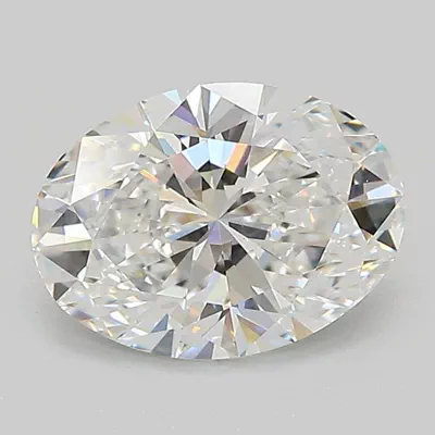 1.59ct D VVS2 Rare Carat Ideal Cut Oval Lab Grown Diamond