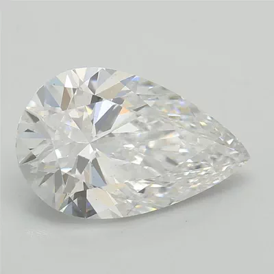 1.59ct D VS2 Rare Carat Ideal Cut Pear Lab Grown Diamond