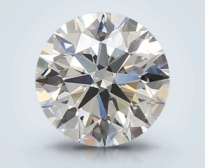 3.06ct E VS1 Excellent Cut Round Lab Grown Diamond