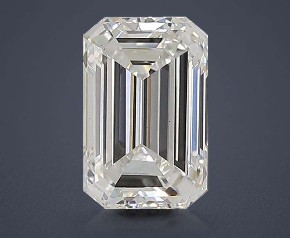 1.88ct E VS1 Rare Carat Ideal Cut Emerald Lab Grown Diamond