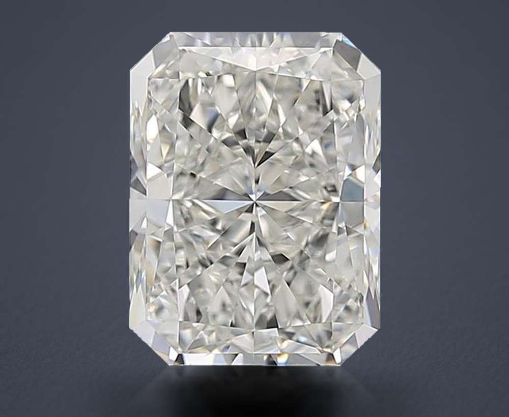 3.53ct H VVS1 Rare Carat Ideal Cut Radiant Diamond