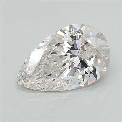 3.00ct G VVS2 Rare Carat Ideal Cut Pear Lab Grown Diamond