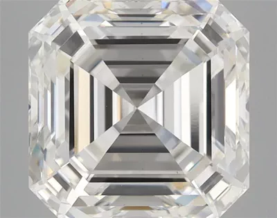 5.13ct G VS2 Rare Carat Ideal Cut Asscher Lab Grown Diamond