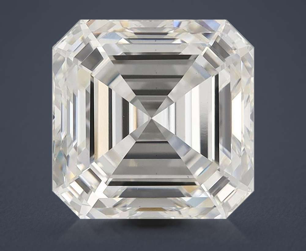5.13ct G VS2 Rare Carat Ideal Cut Asscher Lab Grown Diamond