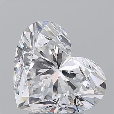 3.25ct D VS2 Rare Carat Ideal Cut Heart Diamond