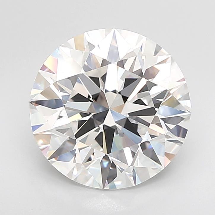 6.02ct F VVS2 Rare Carat Ideal Cut Round Lab Grown Diamond