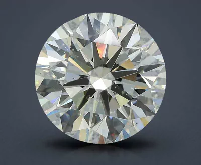9.47ct J SI2 Rare Carat Ideal Cut Round Diamond