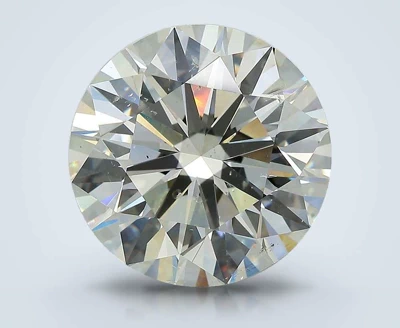 9.47ct J SI2 Rare Carat Ideal Cut Round Diamond
