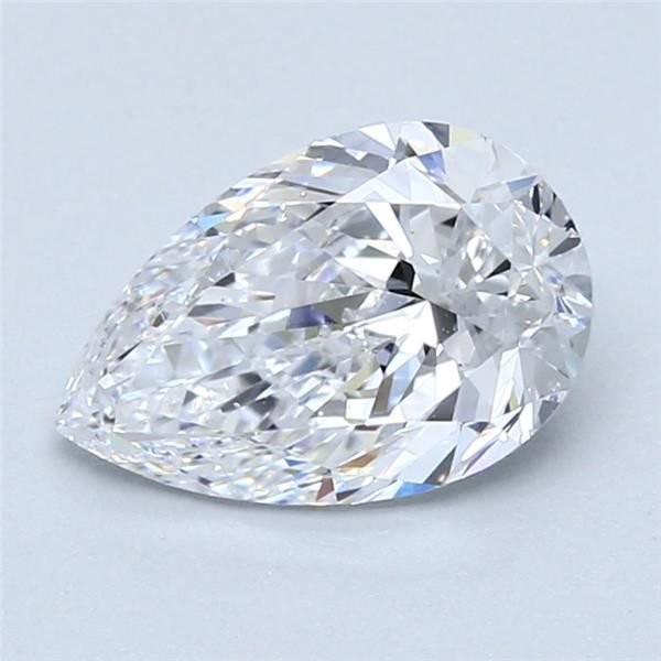 2.01ct D SI1 Rare Carat Ideal Cut Pear Diamond