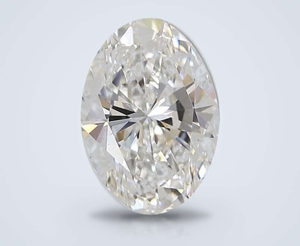 7.59ct E VS1 Rare Carat Ideal Cut Oval Lab Grown Diamond