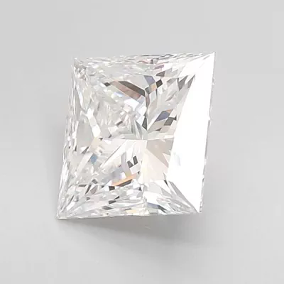 2.53ct E VVS2 Rare Carat Ideal Cut Princess Lab Grown Diamond
