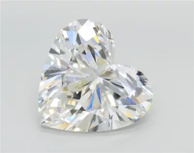 7.03ct F VS2 Rare Carat Ideal Cut Heart Lab Grown Diamond