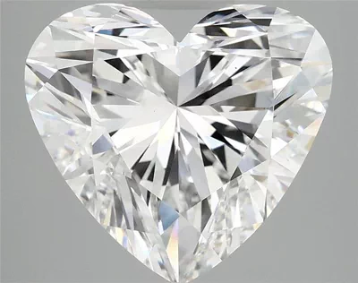 5.22ct E VS1 Rare Carat Ideal Cut Heart Lab Grown Diamond