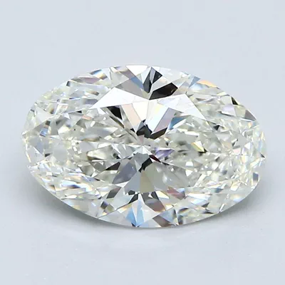 2.02ct J VS2 Rare Carat Ideal Cut Oval Diamond