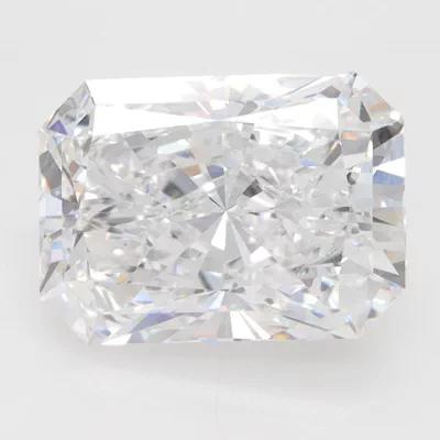 3.36ct D VVS2 Rare Carat Ideal Cut Radiant Lab Grown Diamond