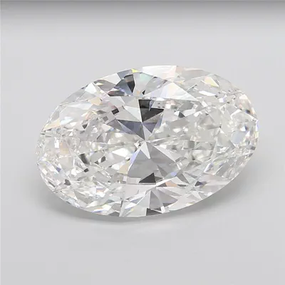 15.61ct F VVS2 Rare Carat Ideal Cut Oval Lab Grown Diamond