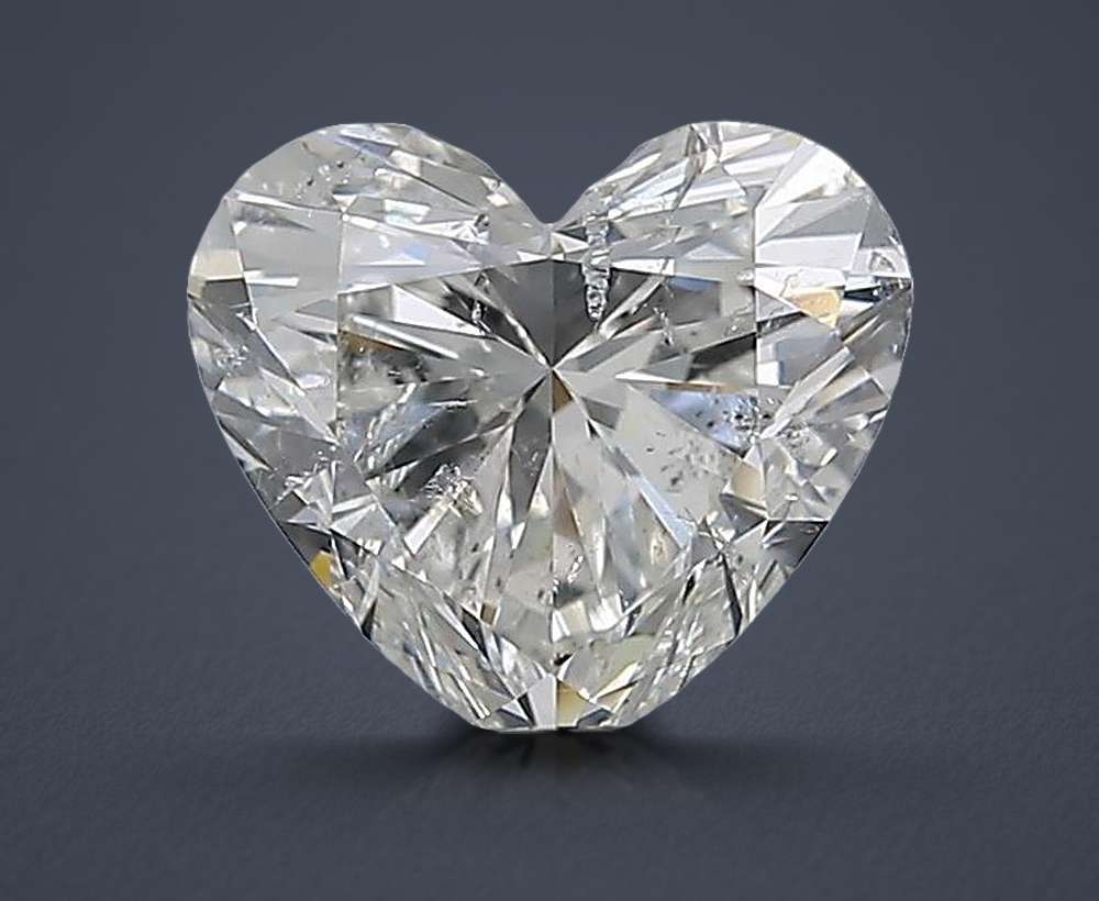 1.02ct G SI2 Rare Carat Ideal Cut Heart Diamond