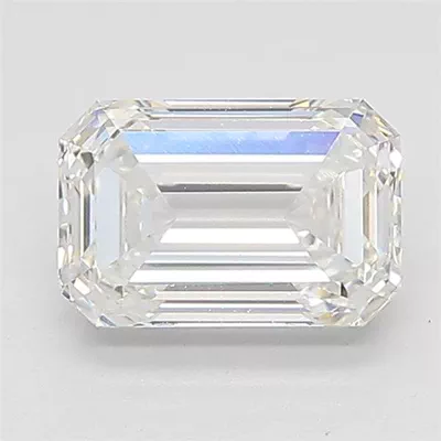 1.25ct G VVS2 Rare Carat Ideal Cut Emerald Lab Grown Diamond