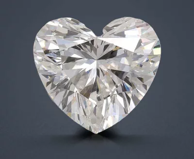 1.63ct F VVS2 Rare Carat Ideal Cut Heart Lab Grown Diamond