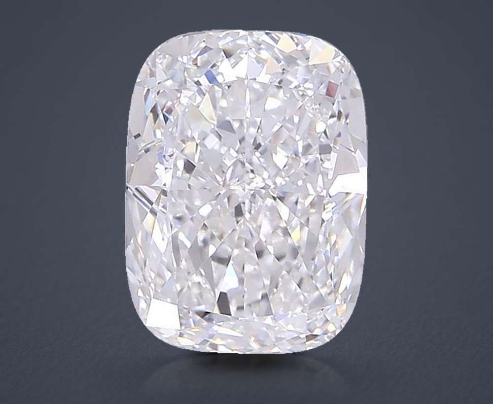 5.72ct E VVS2 Excellent Cut Cushion Lab Grown Diamond