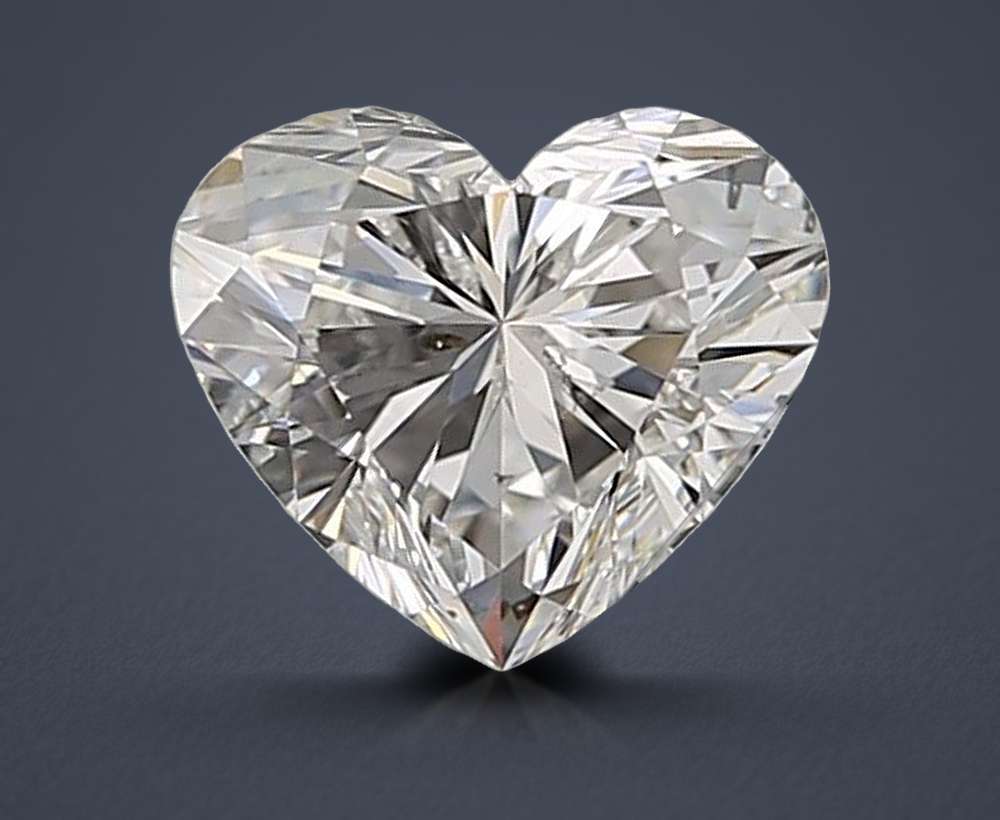 0.80ct G SI2 Rare Carat Ideal Cut Heart Diamond