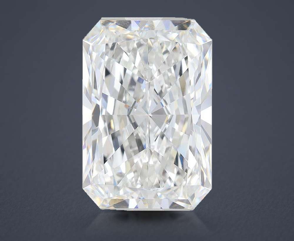 10.25ct F VVS2 Rare Carat Ideal Cut Radiant Lab Grown Diamond