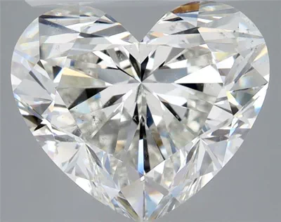 3.66ct I SI2 Rare Carat Ideal Cut Heart Diamond