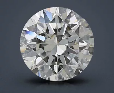 4.01ct J SI1 Rare Carat Ideal Cut Round Diamond