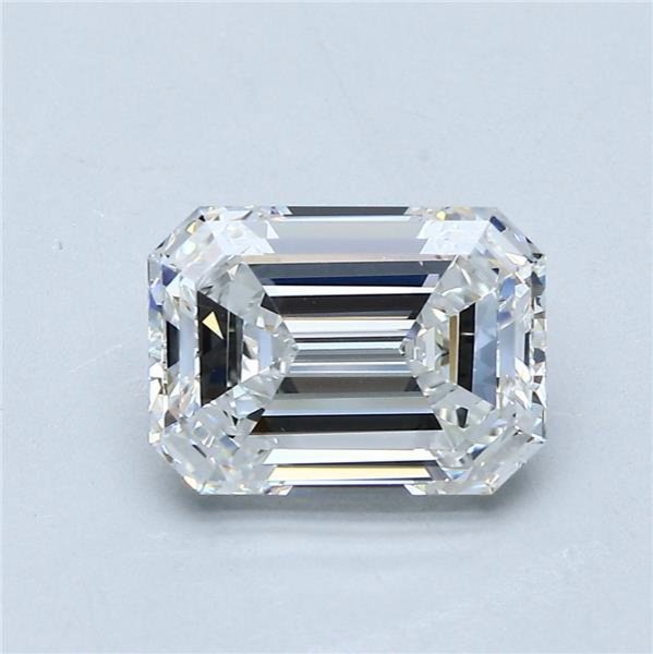 2.52ct E VVS2 Rare Carat Ideal Cut Emerald Diamond