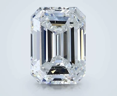2.52ct E VVS2 Rare Carat Ideal Cut Emerald Diamond