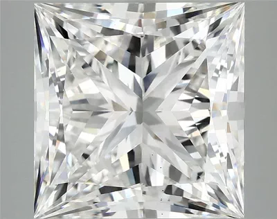 8.02ct F VS2 Rare Carat Ideal Cut Princess Lab Grown Diamond