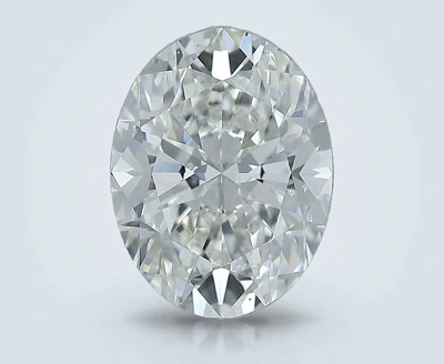 4.01ct I SI2 Rare Carat Ideal Cut Oval Diamond