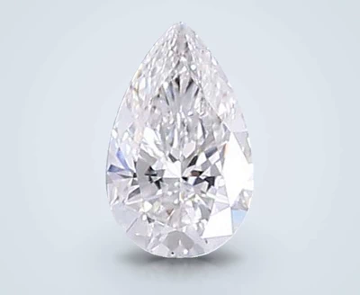 3.02ct F VS2 Rare Carat Ideal Cut Pear Lab Grown Diamond