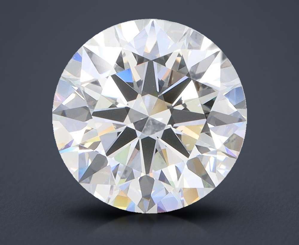 3.41ct E VVS1 Rare Carat Ideal Cut Round Lab Grown Diamond