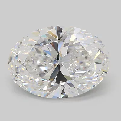 4.02ct D VS1 Rare Carat Ideal Cut Oval Lab Grown Diamond