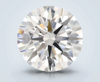 6.71ct G VS2 Rare Carat Ideal Cut Round Lab Grown Diamond