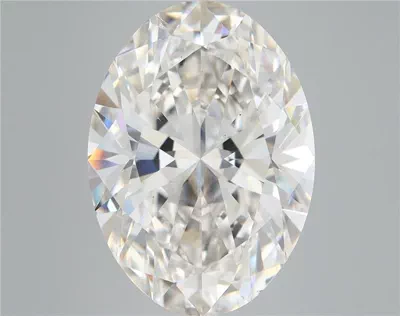 8.08ct H VS2 Rare Carat Ideal Cut Oval Lab Grown Diamond