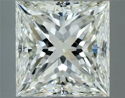 10.05ct J VS2 Very Good Cut Princess Diamond
