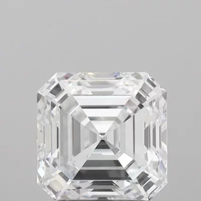 2.01ct D VS2 Rare Carat Ideal Cut Asscher Lab Grown Diamond