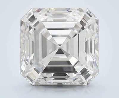2.01ct D VS2 Rare Carat Ideal Cut Asscher Lab Grown Diamond