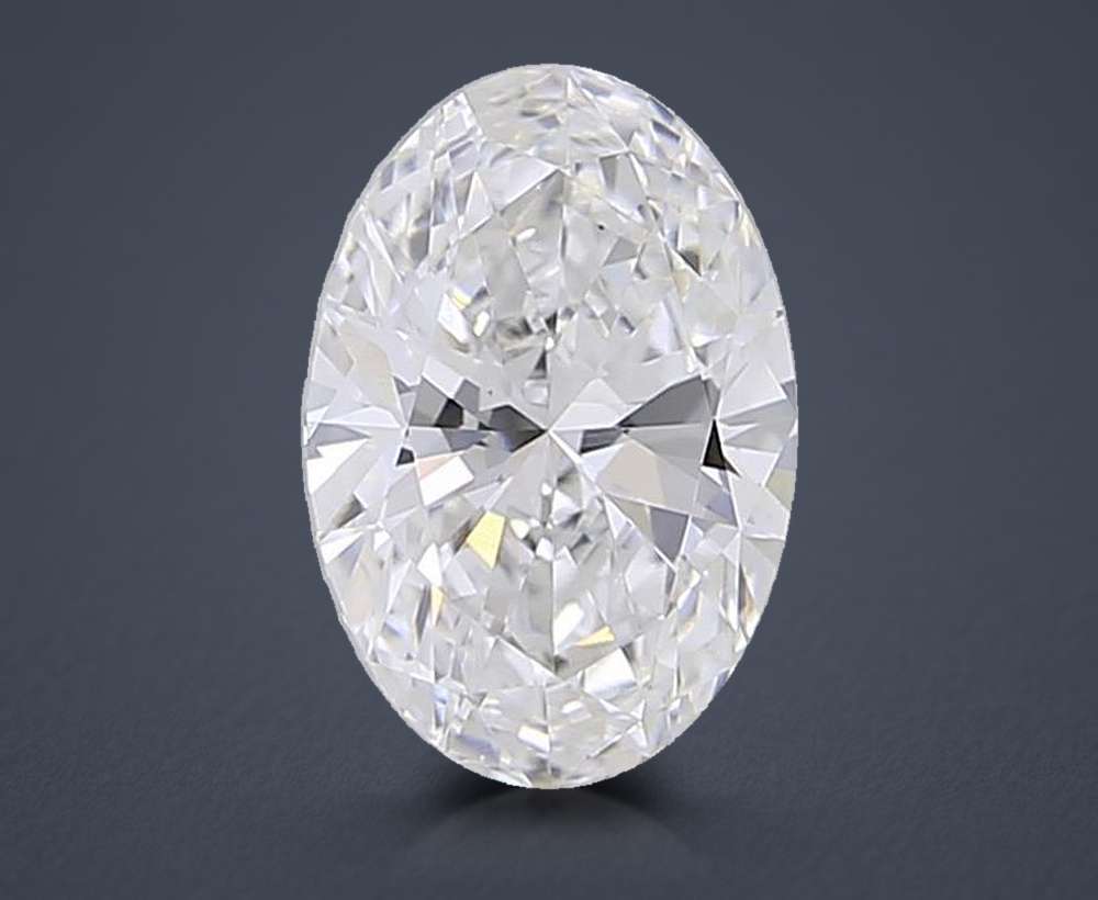 0.94ct E VS1 Rare Carat Ideal Cut Oval Lab Grown Diamond