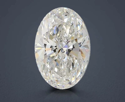 2.52ct E VS1 Rare Carat Ideal Cut Oval Lab Grown Diamond