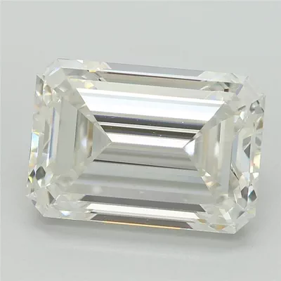 4.01ct F VVS2 Excellent Cut Emerald Lab Grown Diamond