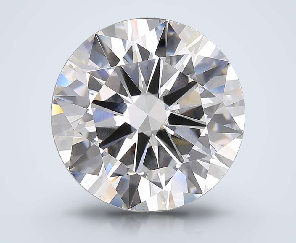 9.07ct E VS1 Rare Carat Ideal Cut Round Lab Grown Diamond